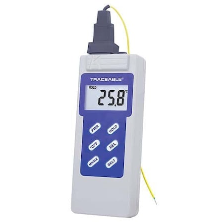 Digi-Sense Traceable Waterproof Type K Thermometer 98767-18
